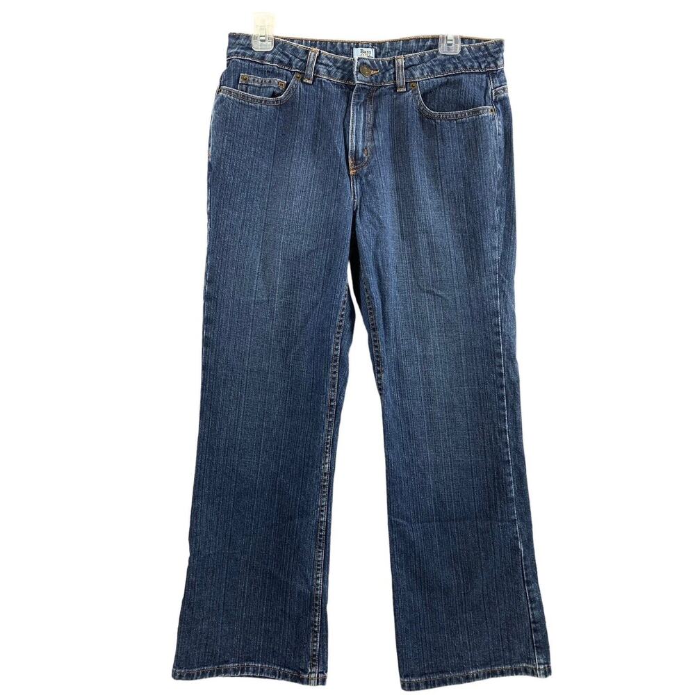 GH Bass Jeans Womens Size 10 Blue Medium Wash Denim Bootcut Mid Rise‎ Casual